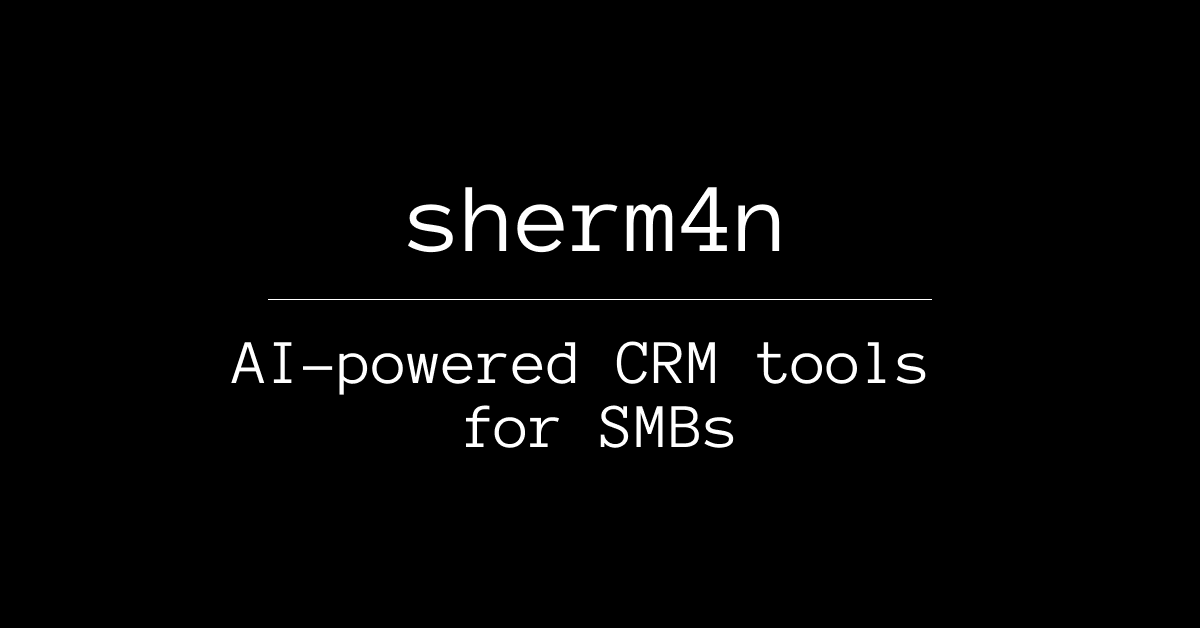 AI-powered CRM tools for SMBs
